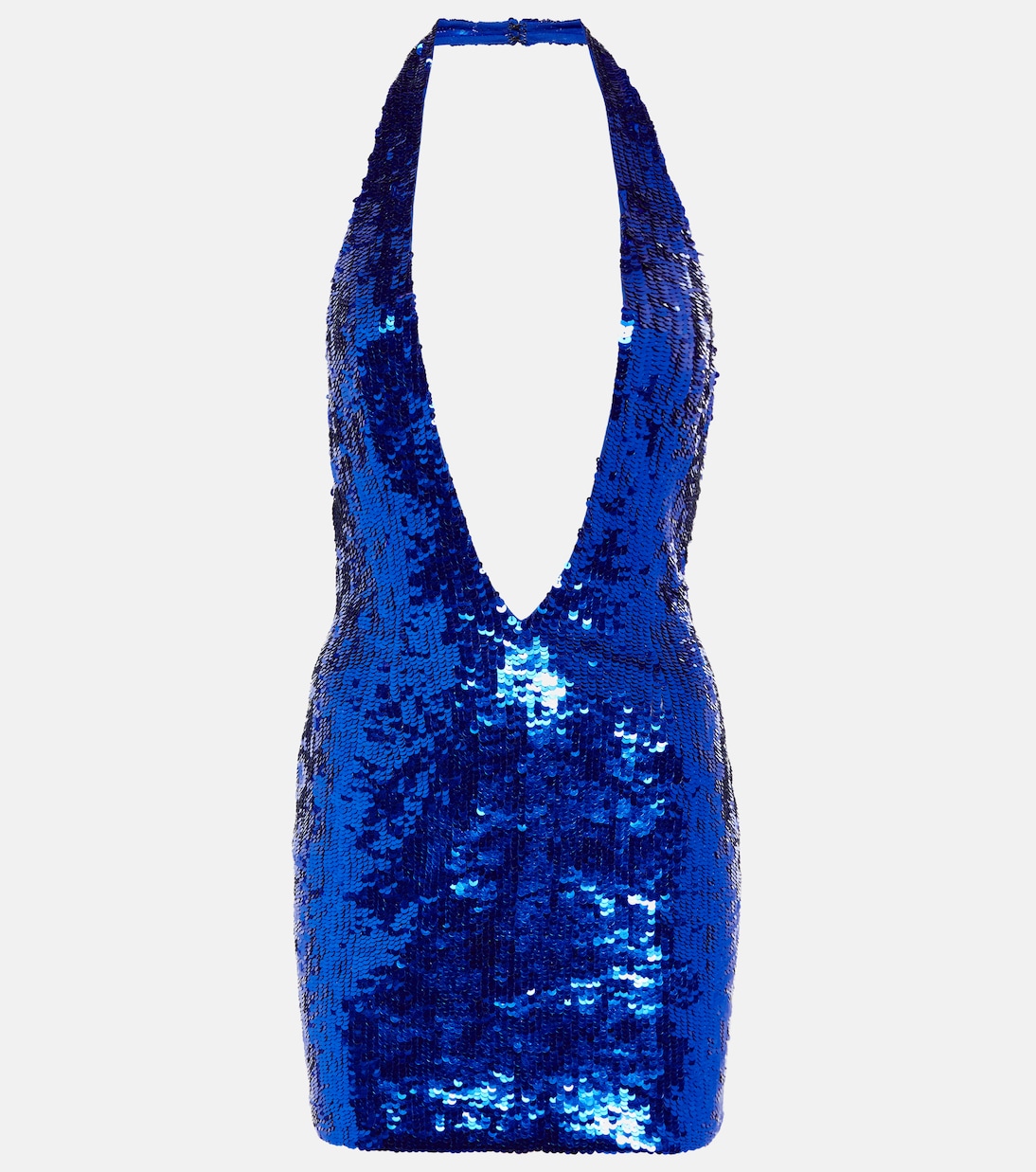 Embellished deep V-neck minidress | LaQuan Smith