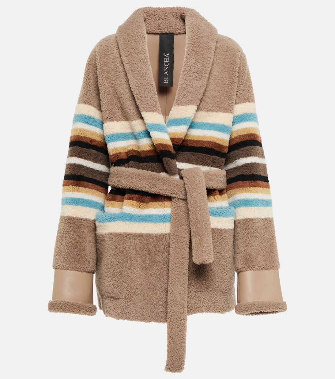 Shearling cardigan | Blancha