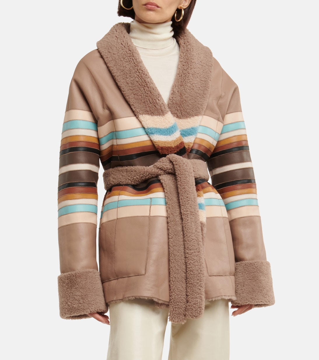 Shearling cardigan | Blancha