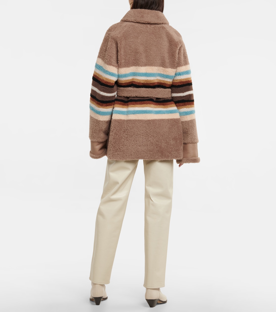 Shearling cardigan | Blancha