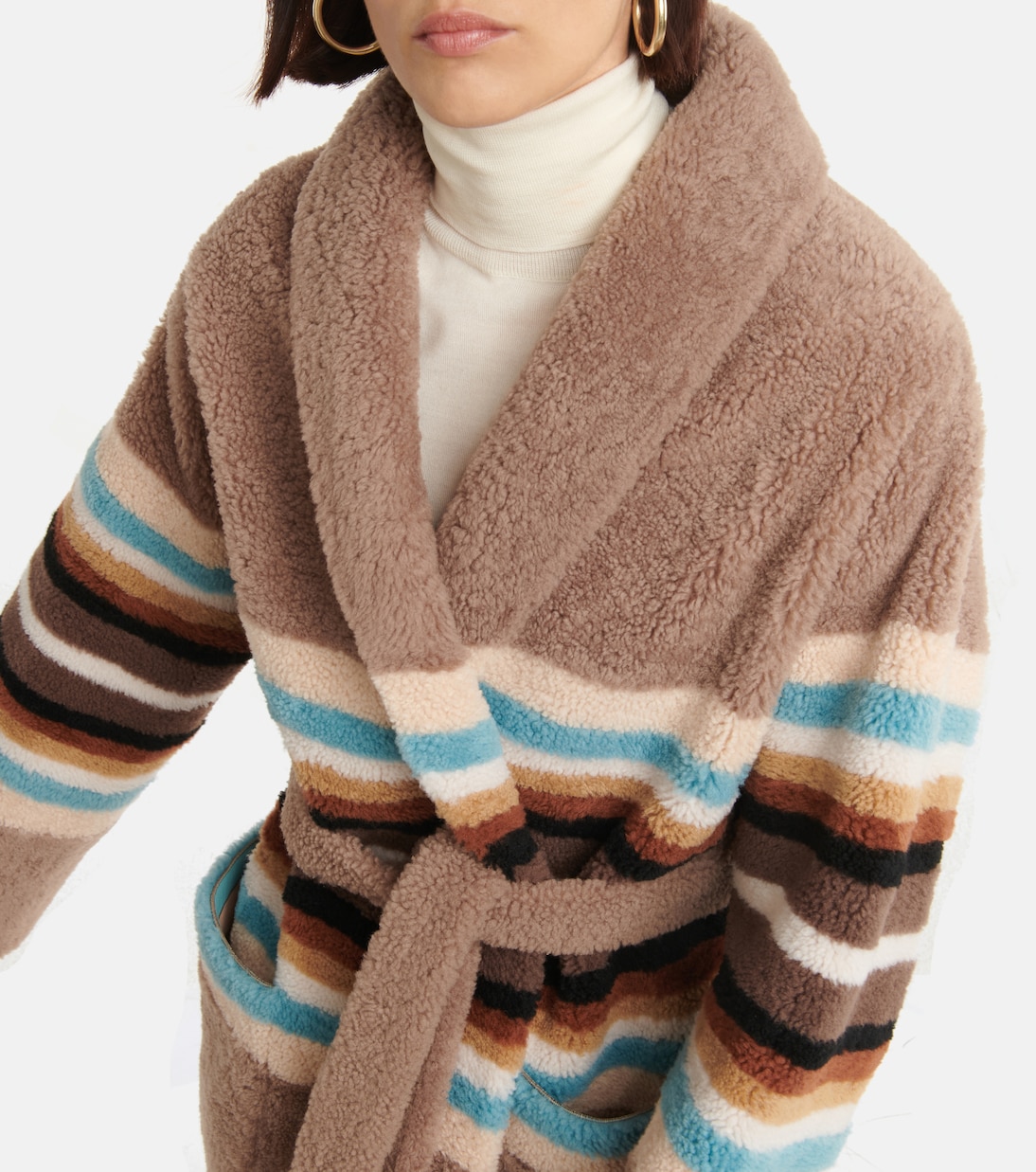 Shearling cardigan | Blancha