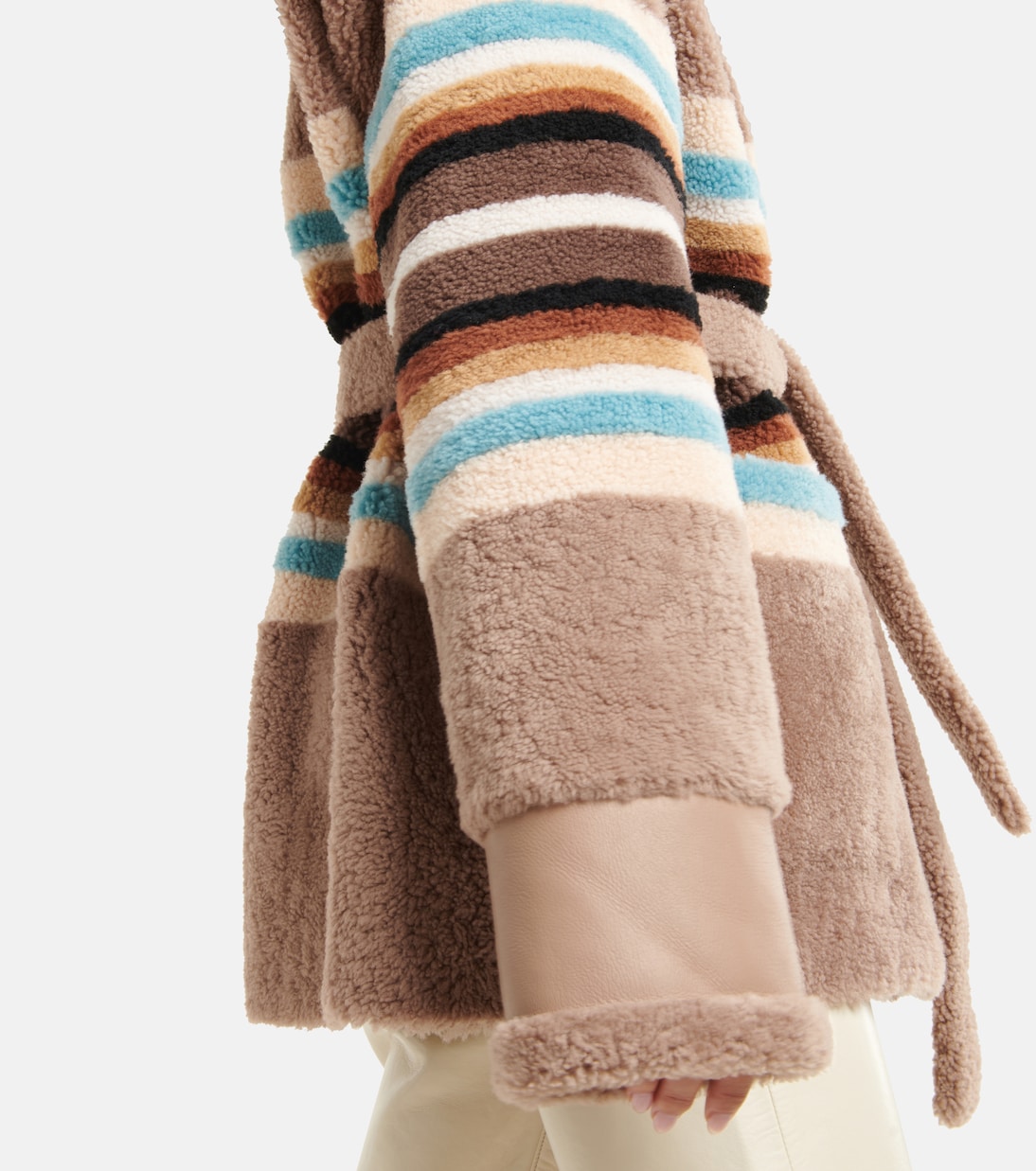 Shearling cardigan | Blancha