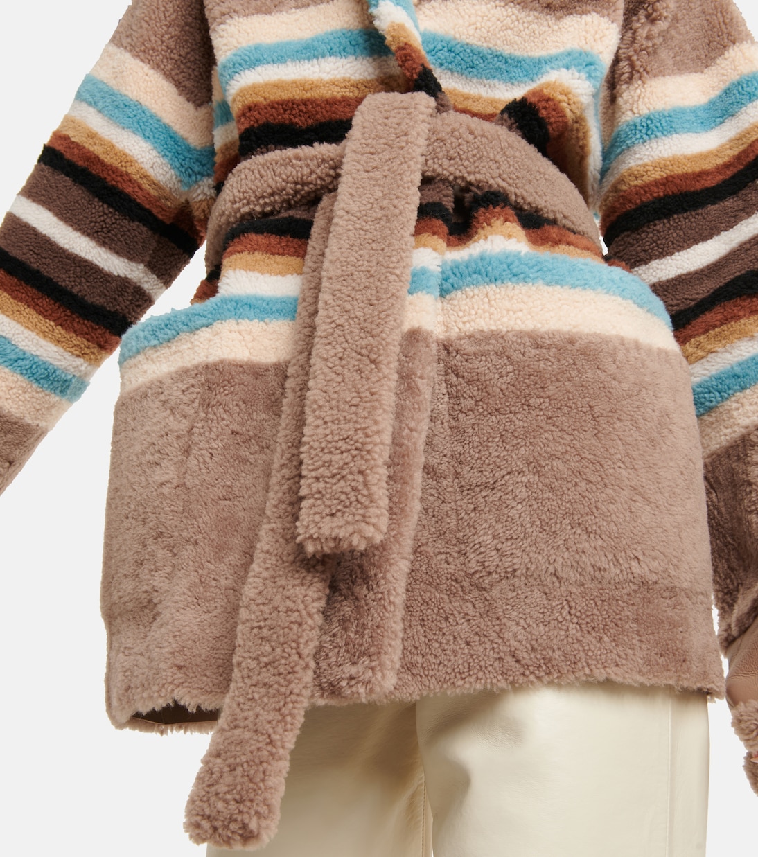 Shearling cardigan | Blancha