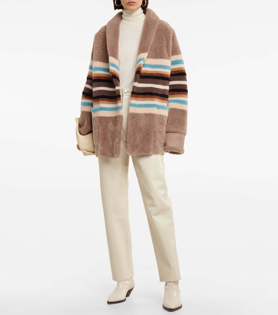 Shearling cardigan | Blancha