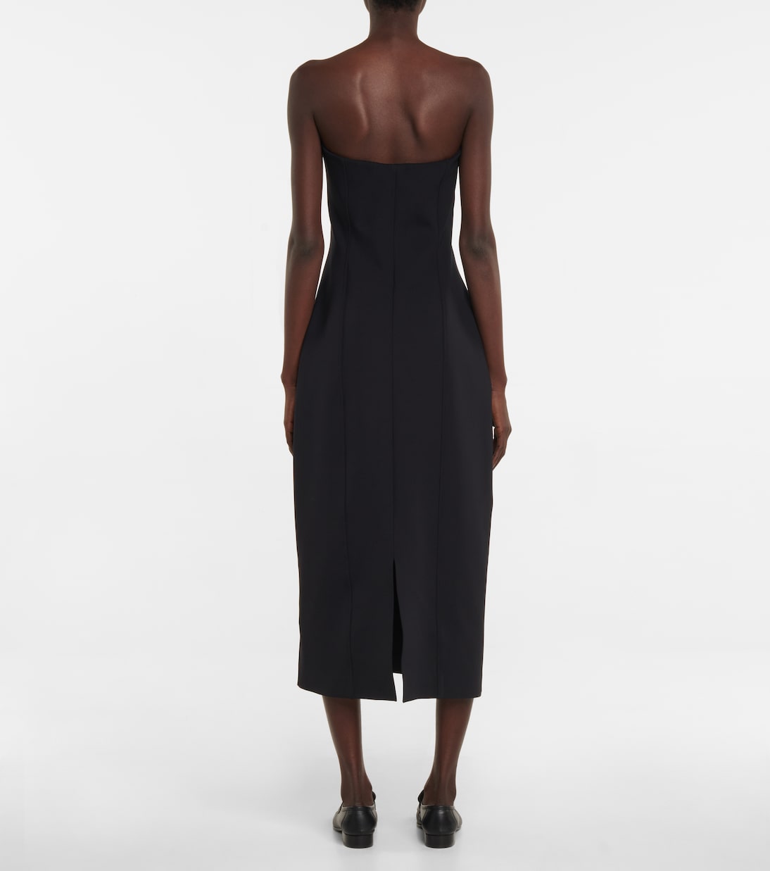Strapless midi dress | The Row