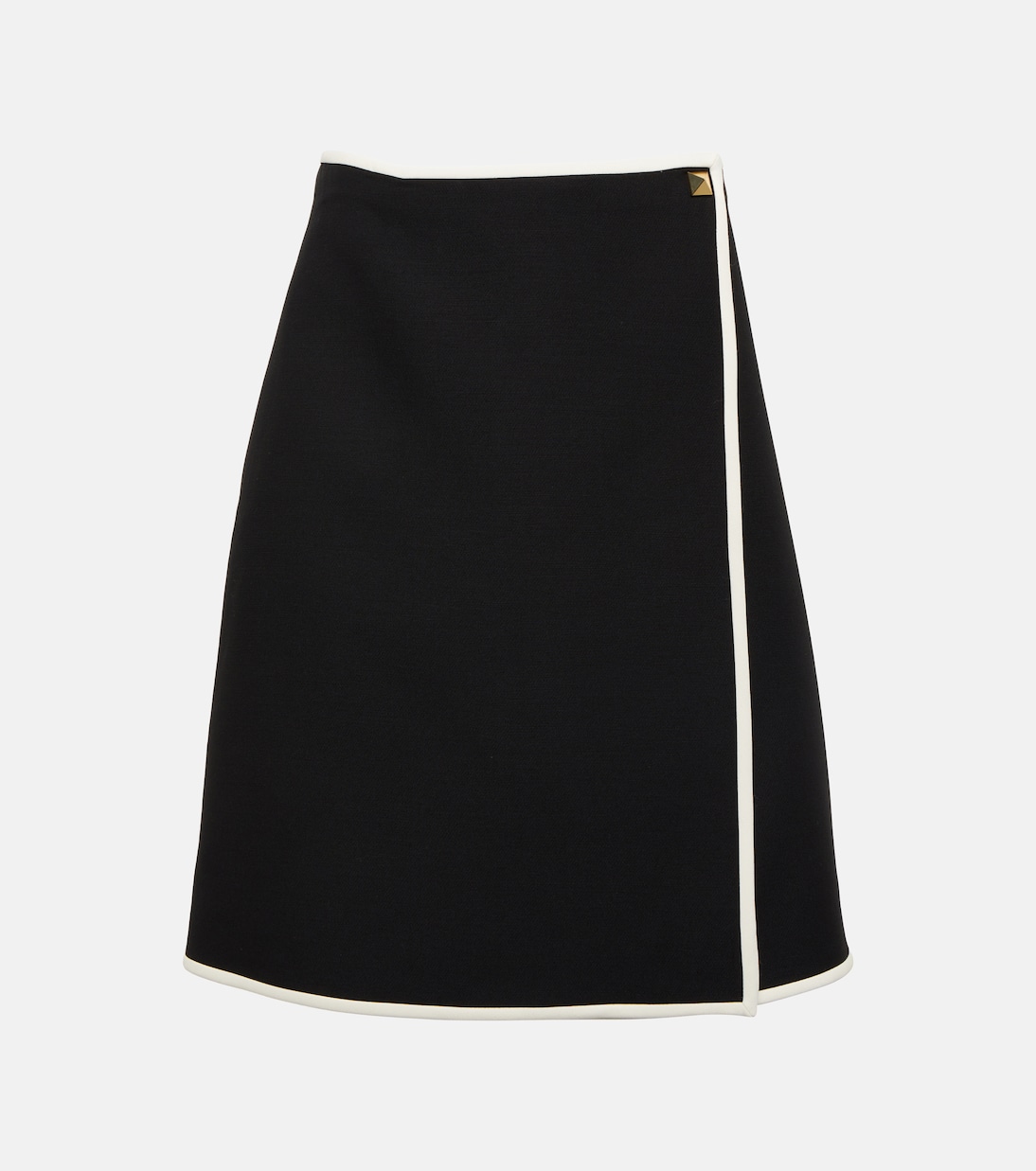 Roman Stud wool and silk miniskirt | Valentino