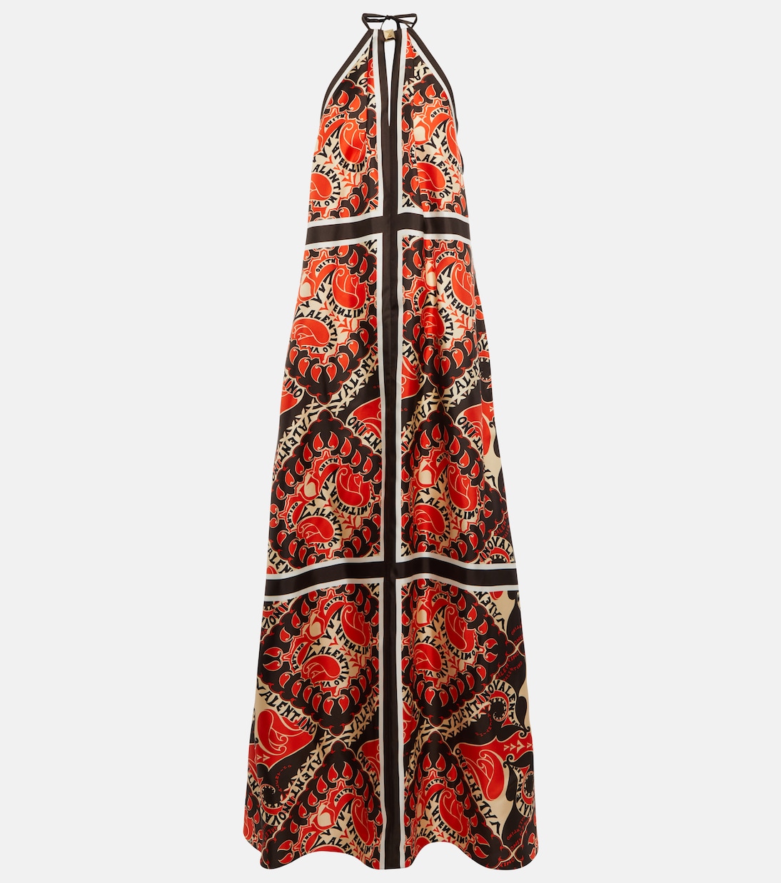 Abito lungo Mini Bandana in seta | Valentino
