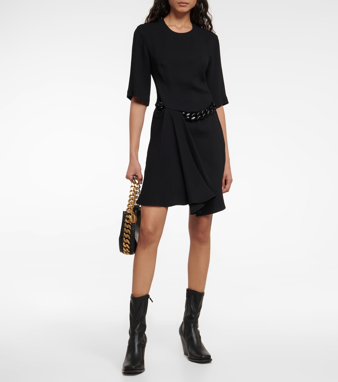 Chain-embellished minidress | Stella McCartney