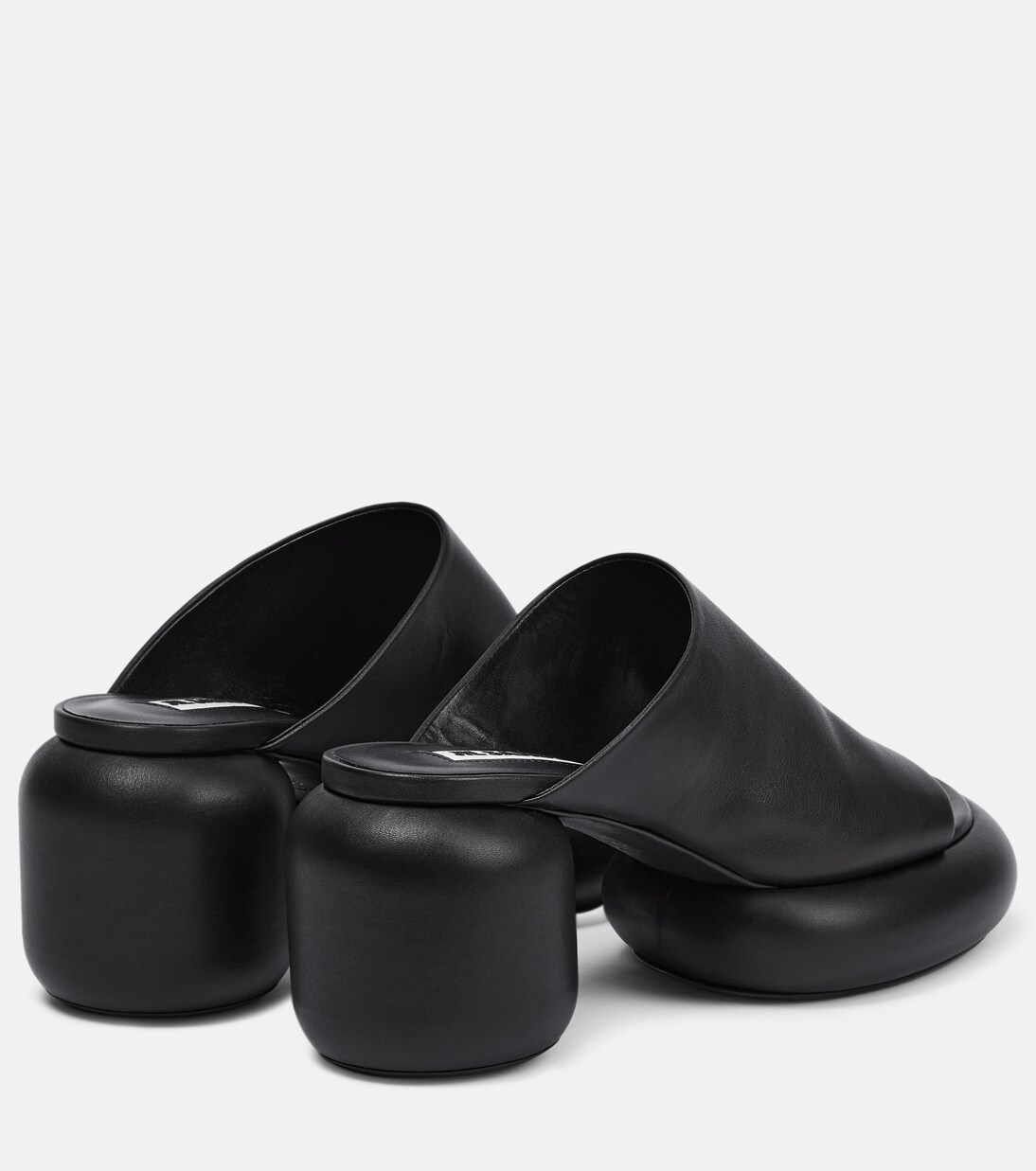 Mules à plateau en cuir | Jil Sander