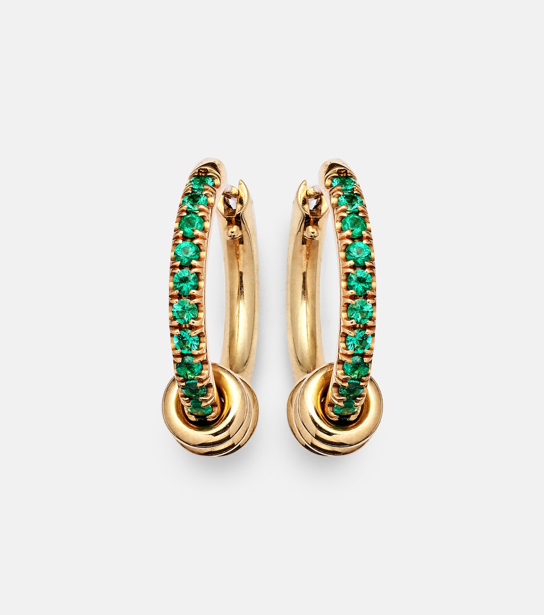 Boucles d’oreilles Ara en or 18 ct et émeraudes | Spinelli Kilcollin