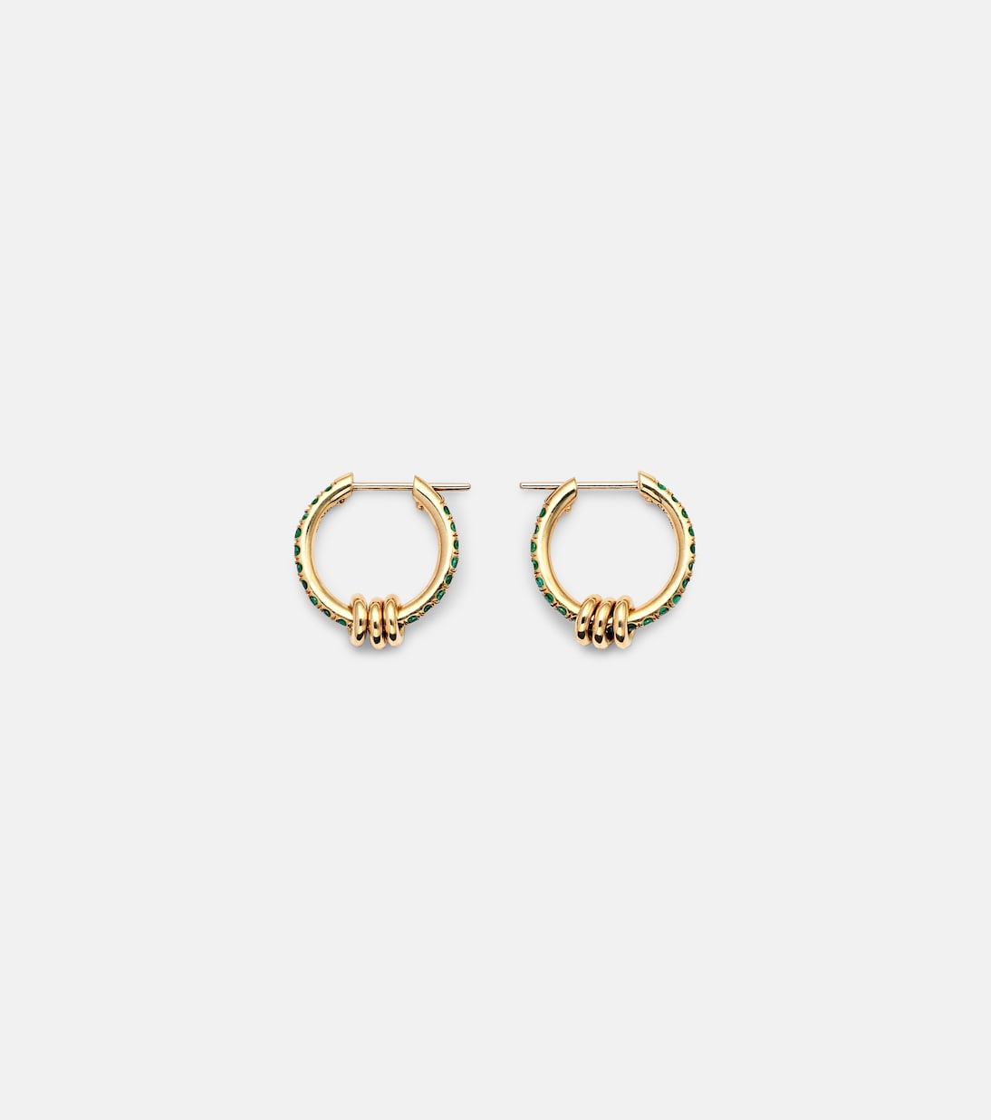 Boucles d’oreilles Ara en or 18 ct et émeraudes | Spinelli Kilcollin