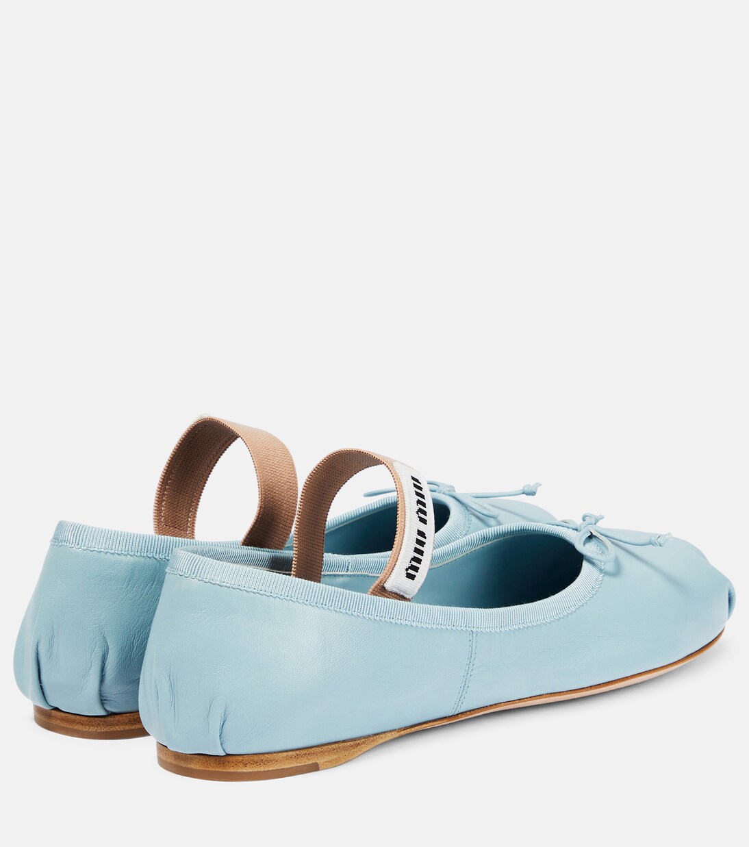 Ballerine in pelle | Miu Miu