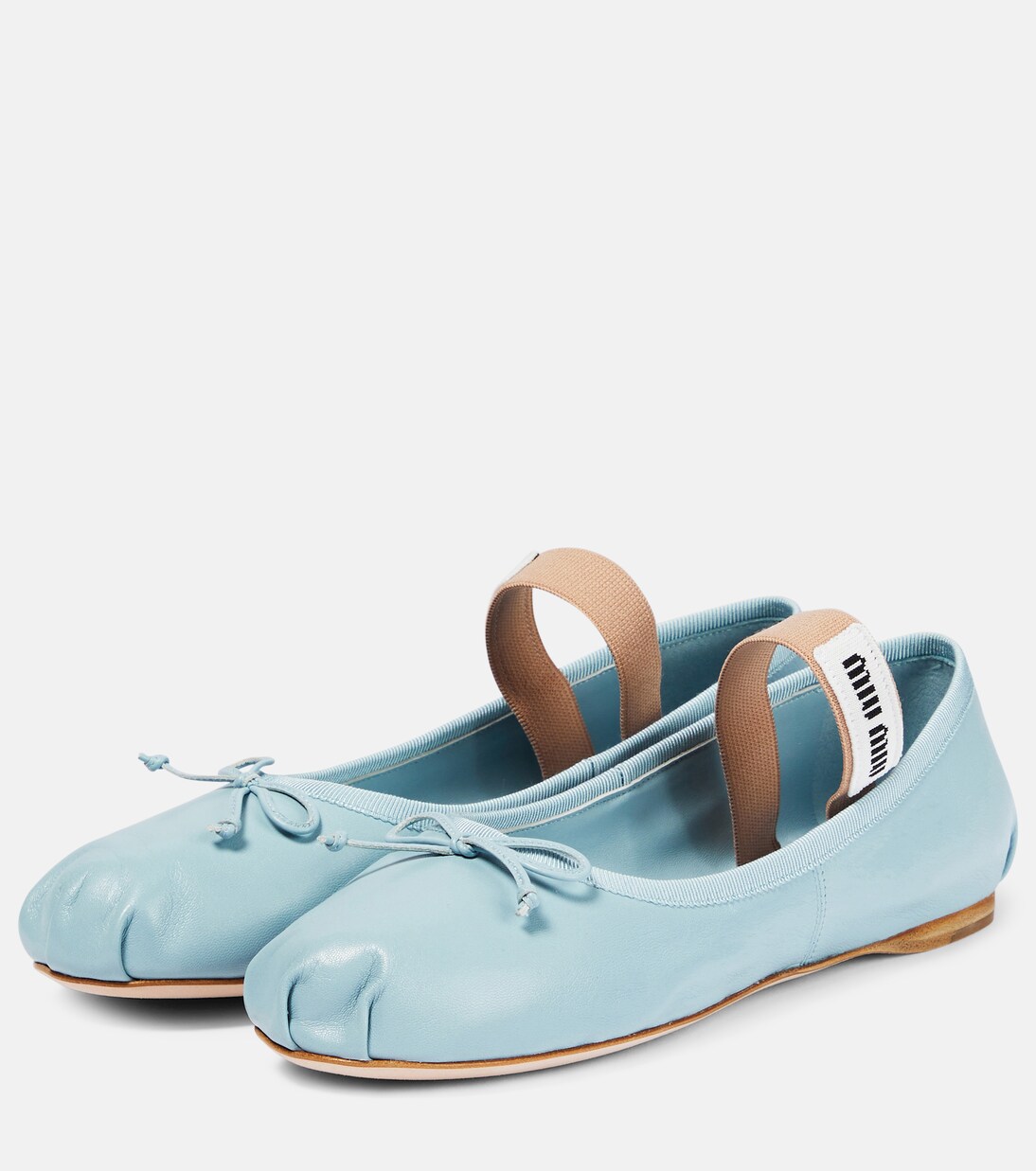Ballerine in pelle | Miu Miu