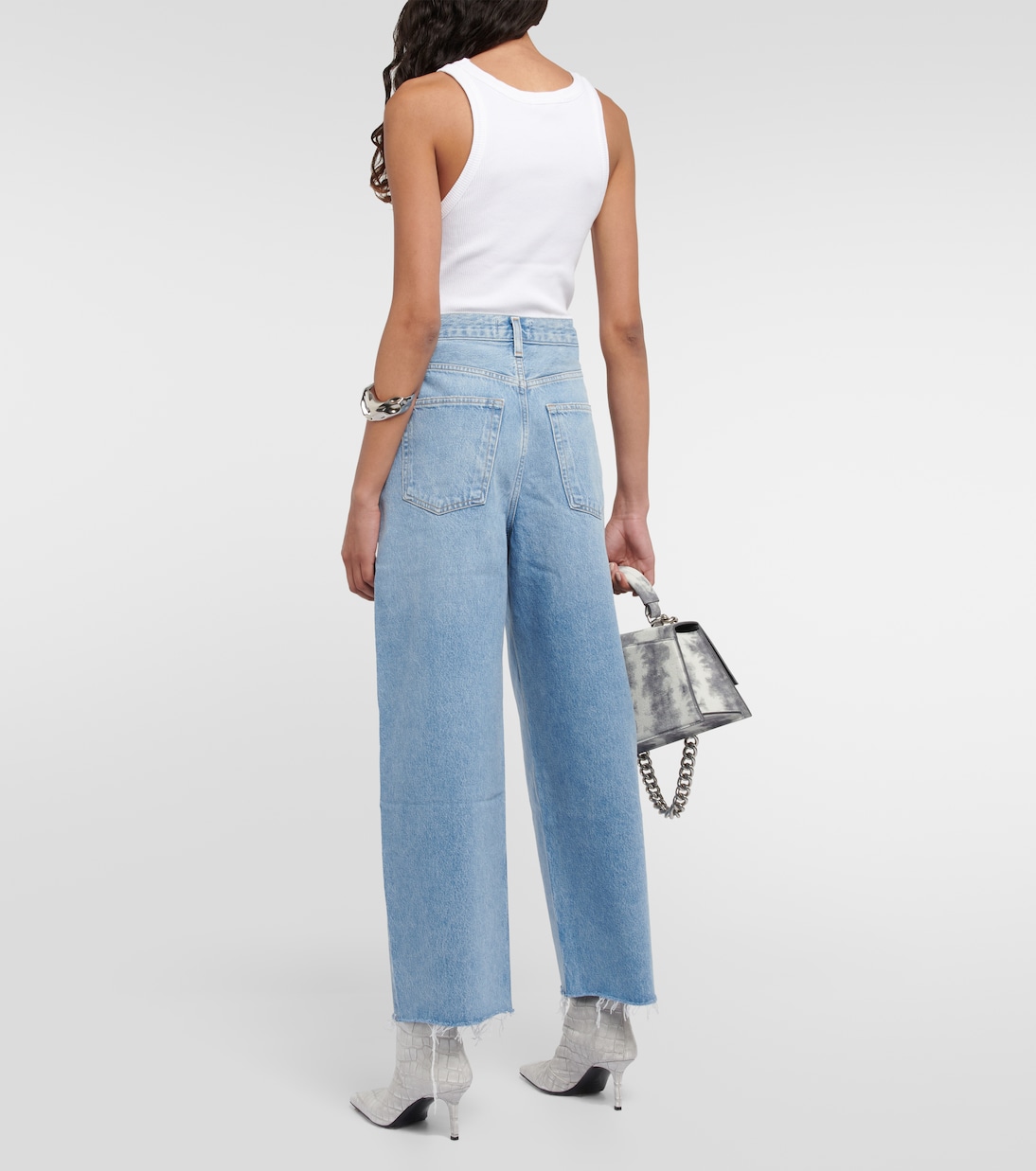 Jeans Danga a gamba larga e vita alta | Agolde