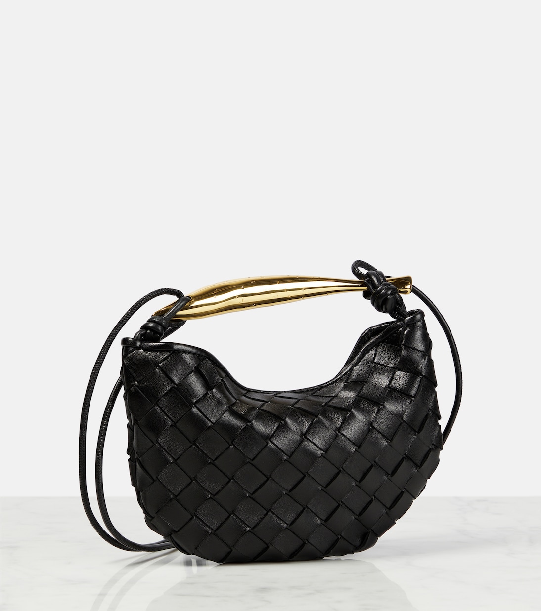 Sac Sardine Baby Intrecciato en cuir | Bottega Veneta