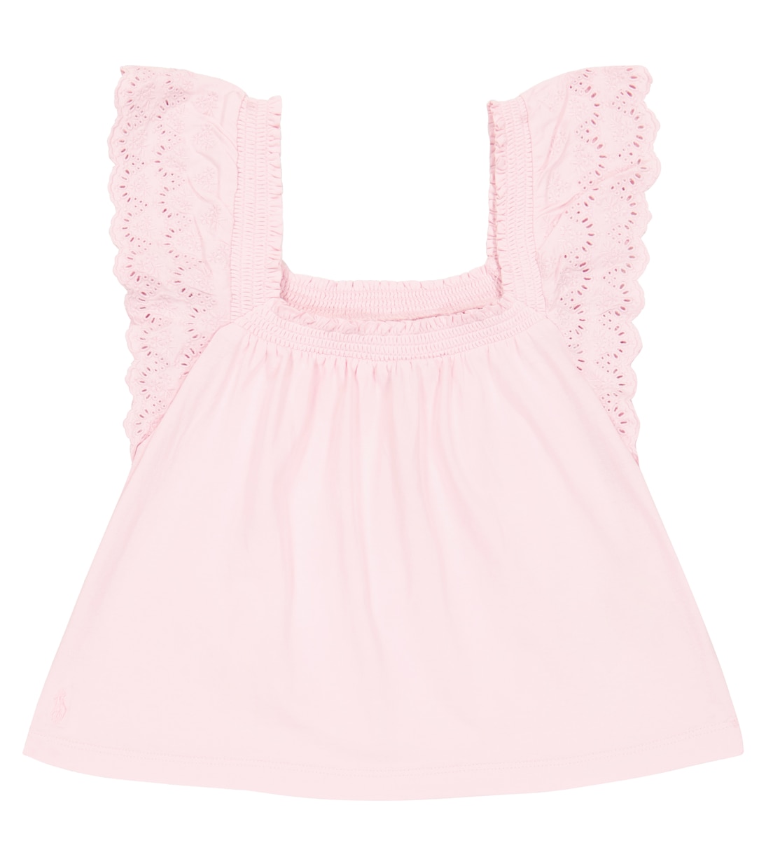 Top in cotone con ricamo | Polo Ralph Lauren Kids