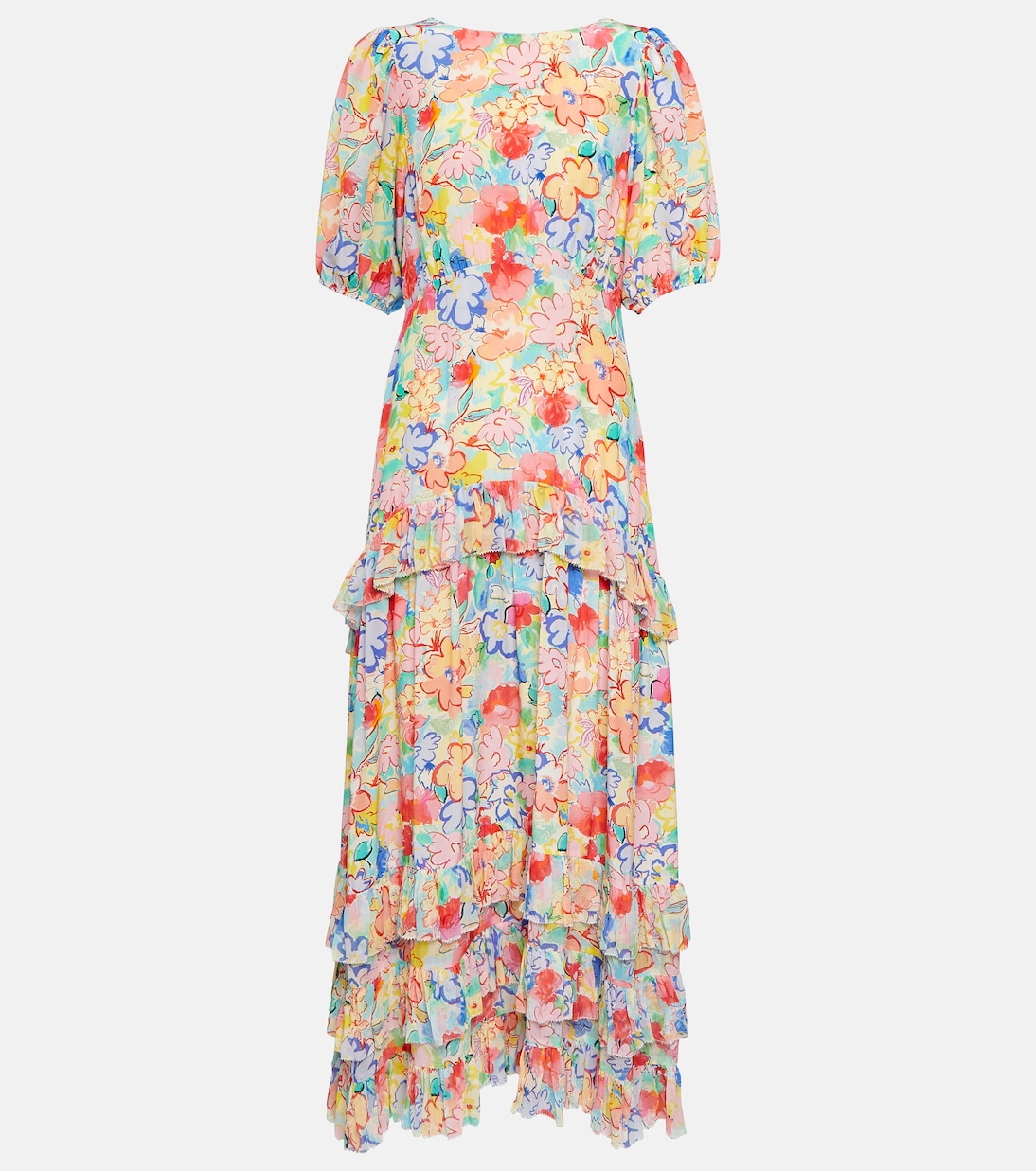 Vestido largo Shireen floral | Rixo