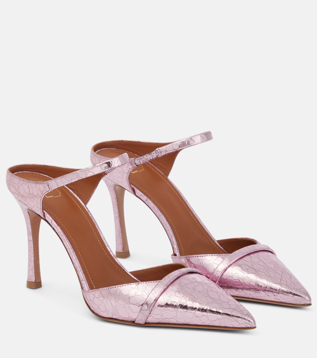 Mules Uma 90 en cuir embossé | Malone Souliers