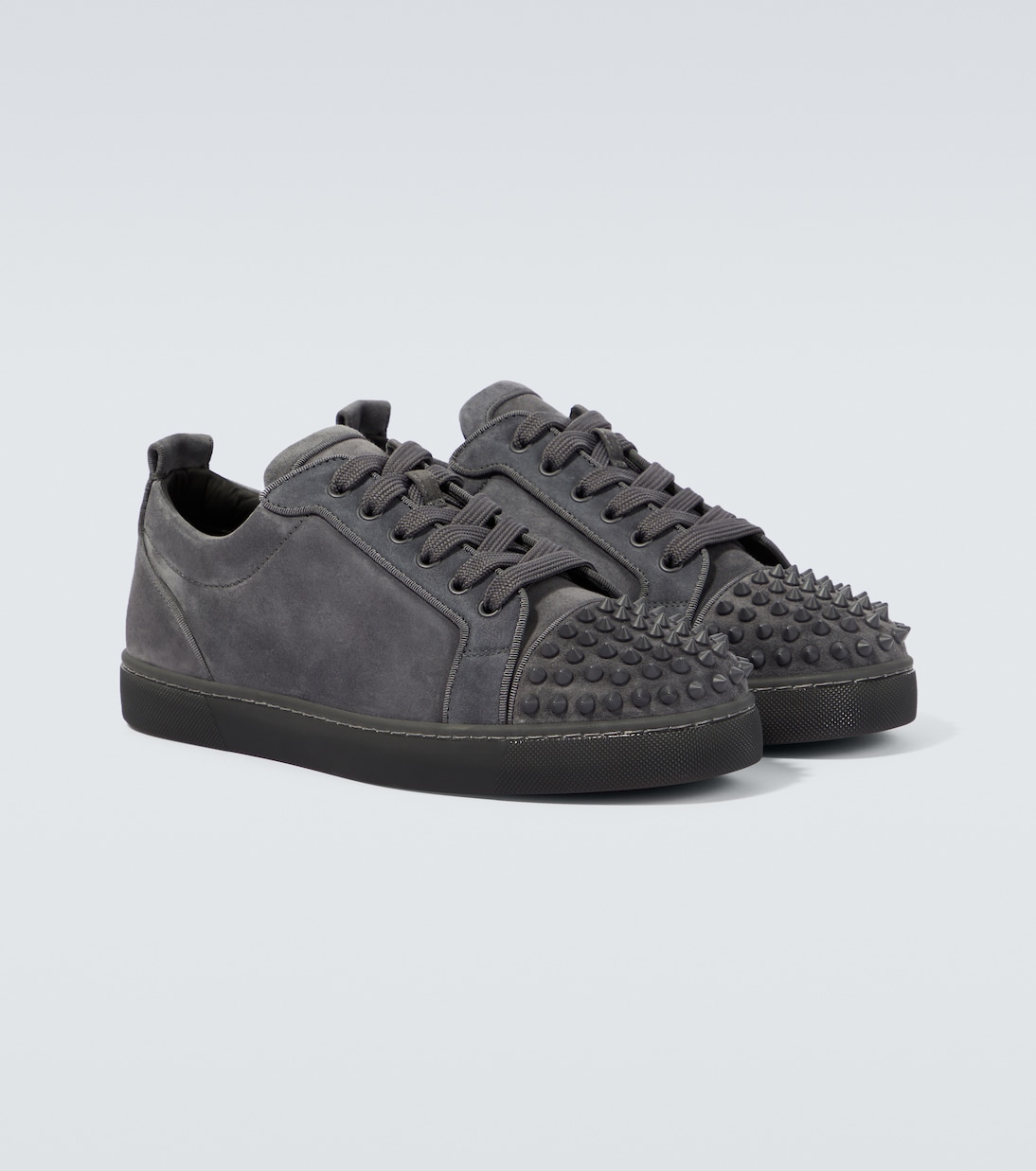 Louis Junior Spikes suede sneakers in grey - Christian