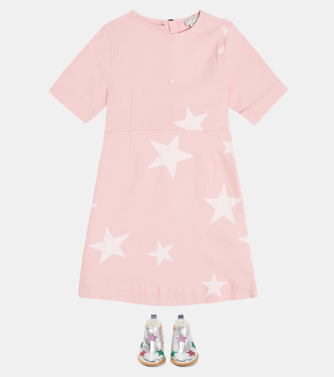 Bedrucktes Jeanskleid | Stella McCartney Kids
