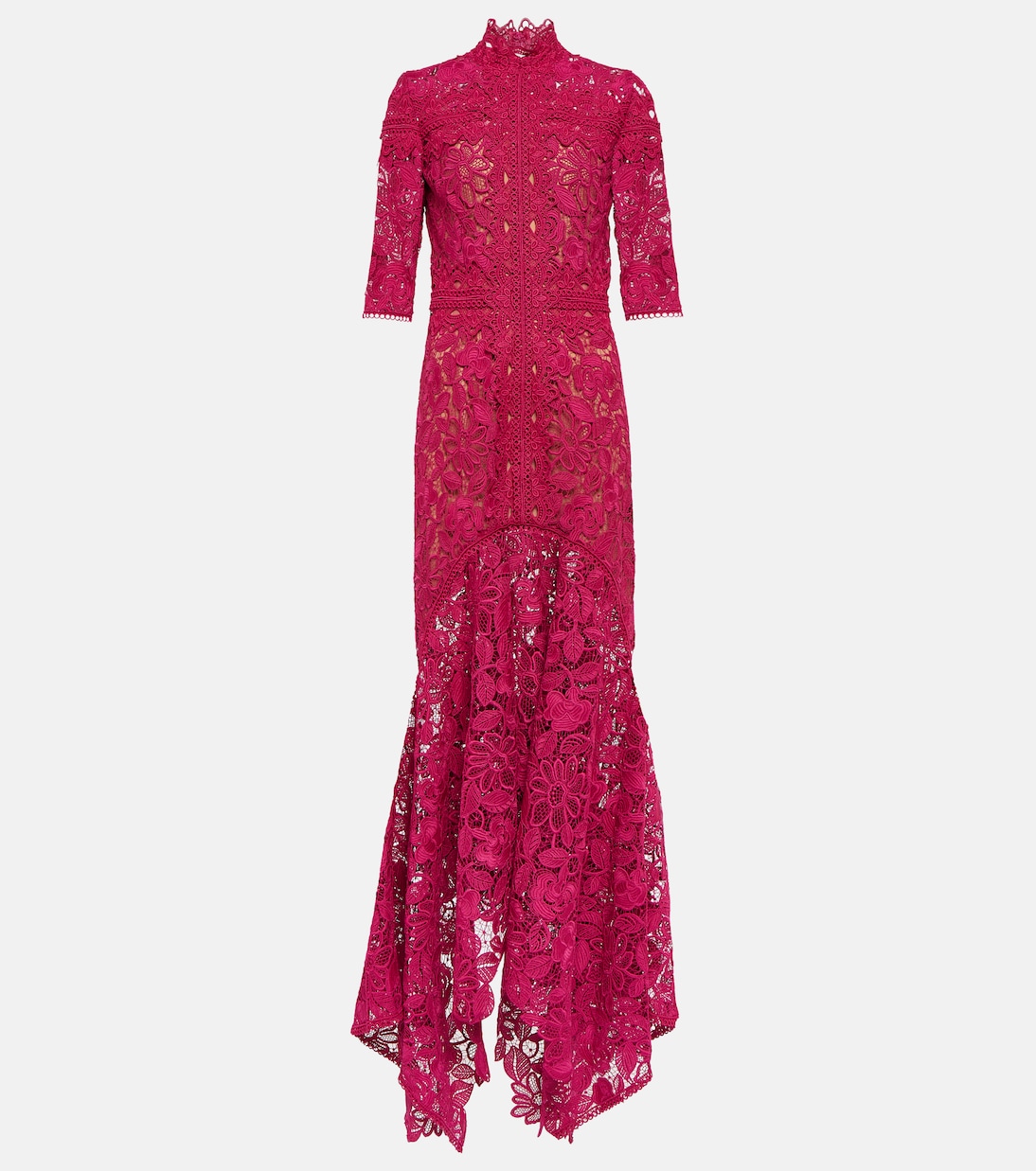 Kalissa guipure lace gown | Costarellos