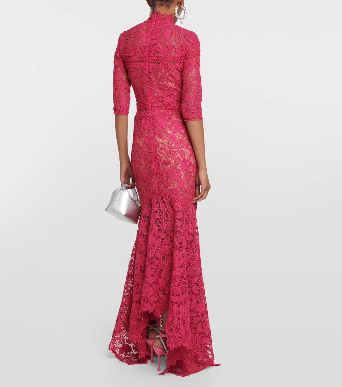 Kalissa guipure lace gown | Costarellos