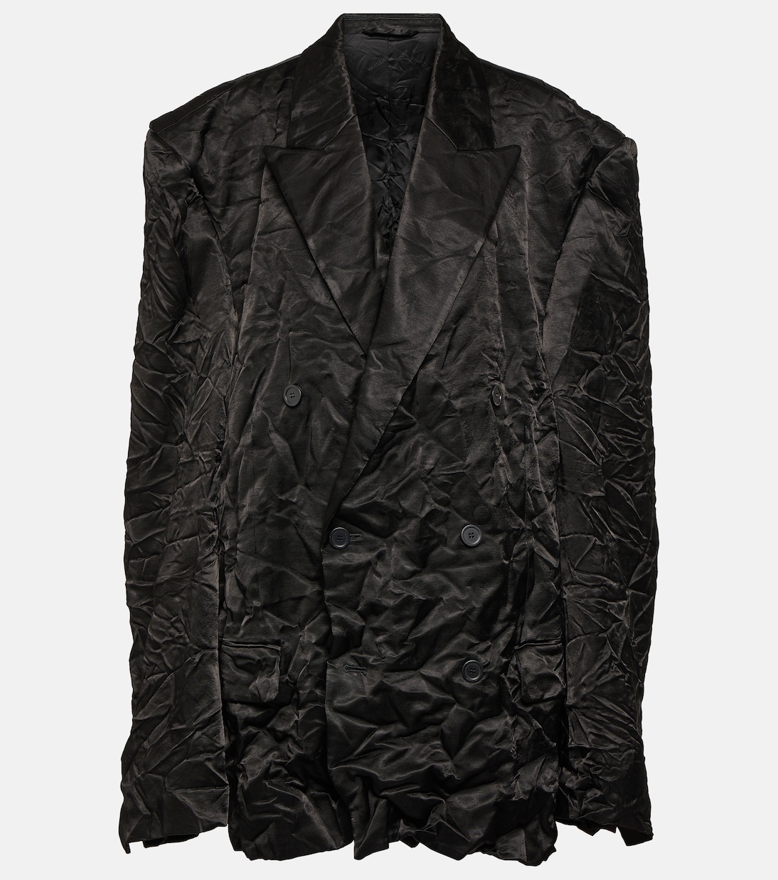 Oversize-Blazer Steroid aus Satin | Balenciaga