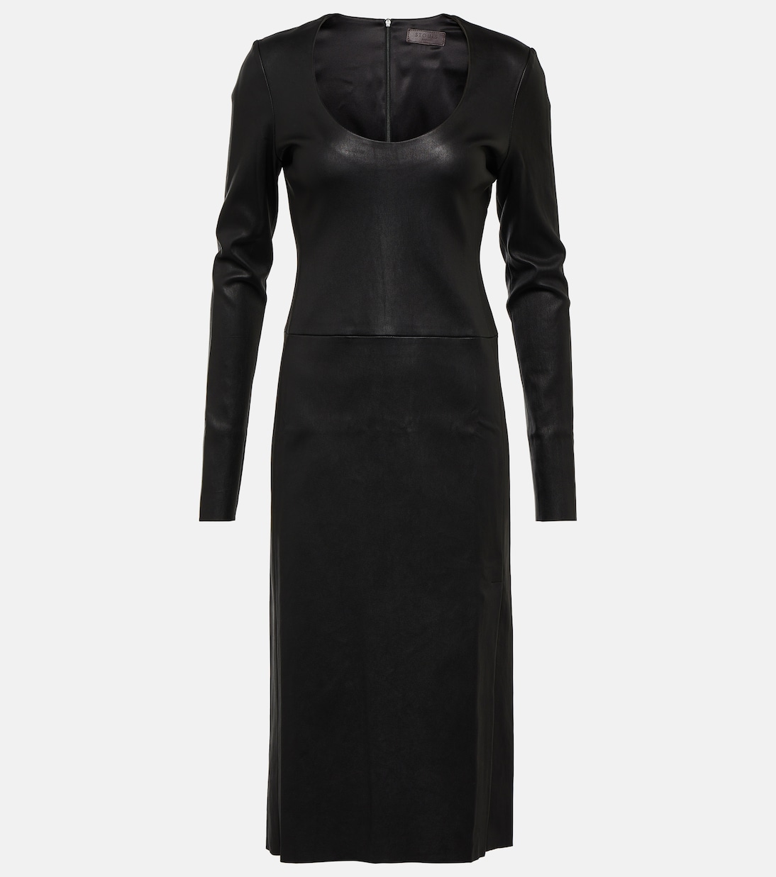 Vestido midi Jurgen de piel | Stouls