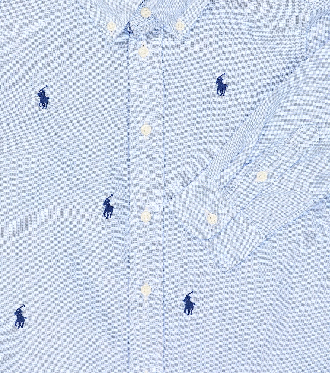 Camisa oxford de algodón bordada | Polo Ralph Lauren Kids