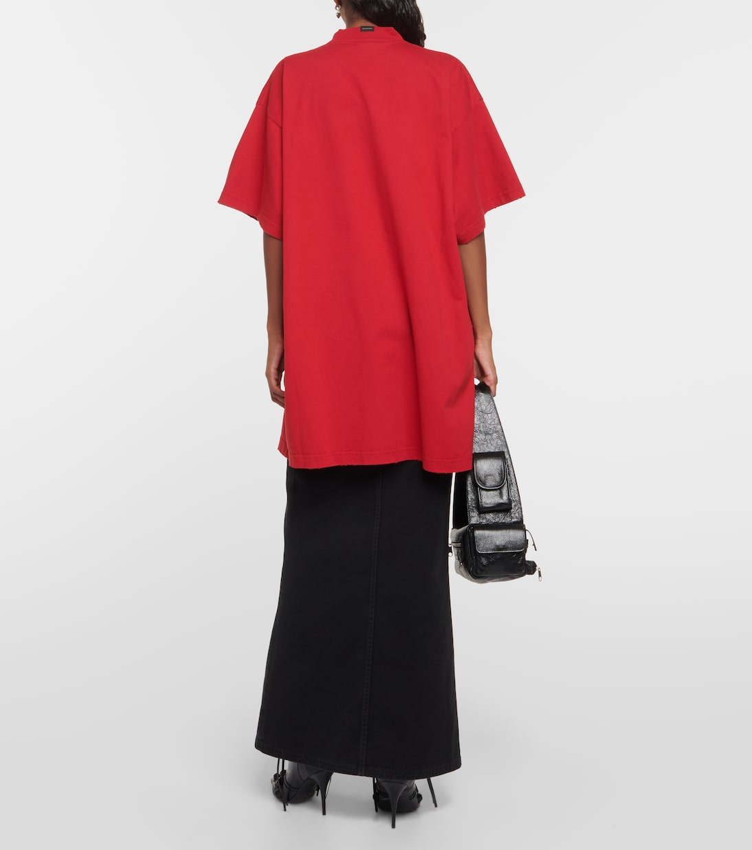 Printed cotton jersey T-shirt | Balenciaga