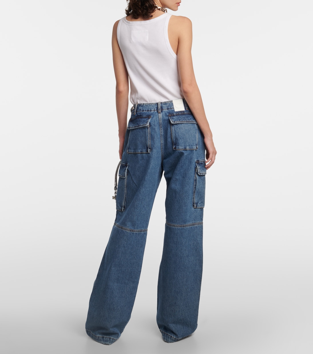 Jeans cargo a gamba larga | Coperni