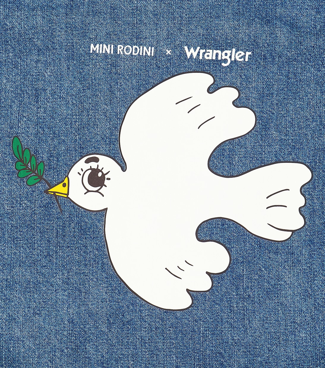 X Wrangler Bedruckte Jeansweste | Mini Rodini