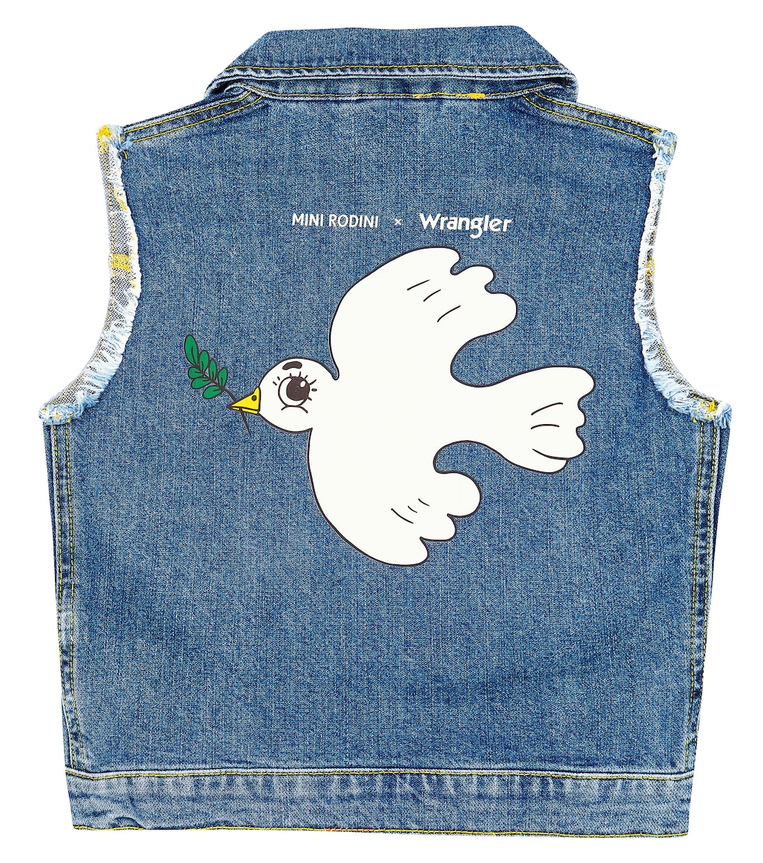 X Wrangler Bedruckte Jeansweste | Mini Rodini