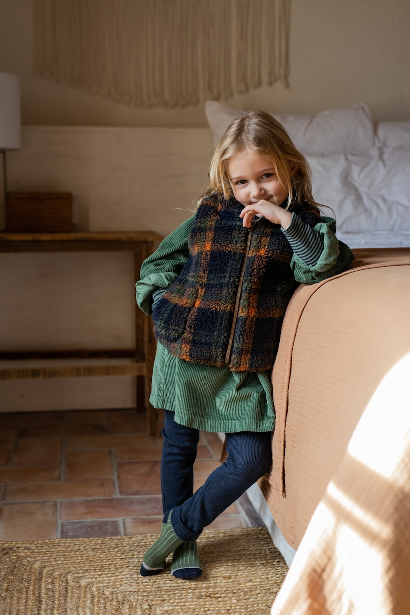 Baby - Gilet Lars in shearling sintetico | 1 + in the Family