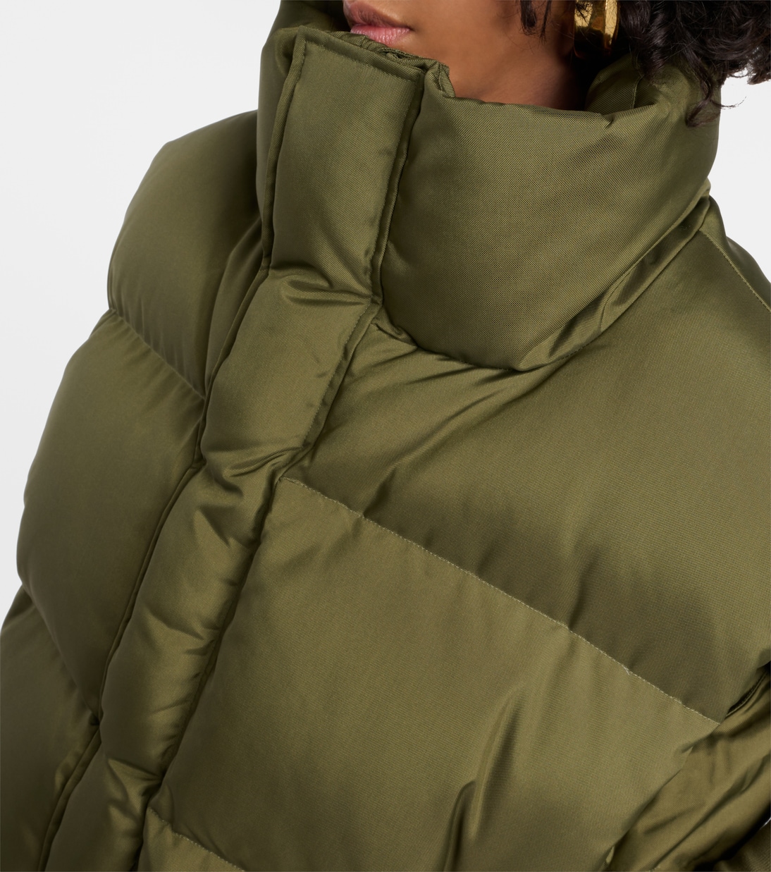 Cropped down vest  | Wardrobe.NYC