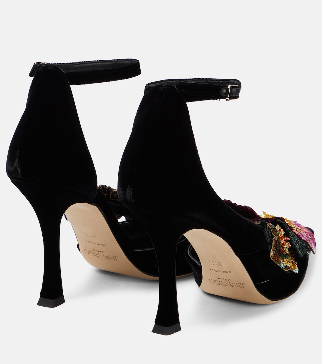 Verzierte Pumps Azara 100 aus Samt | Jimmy Choo