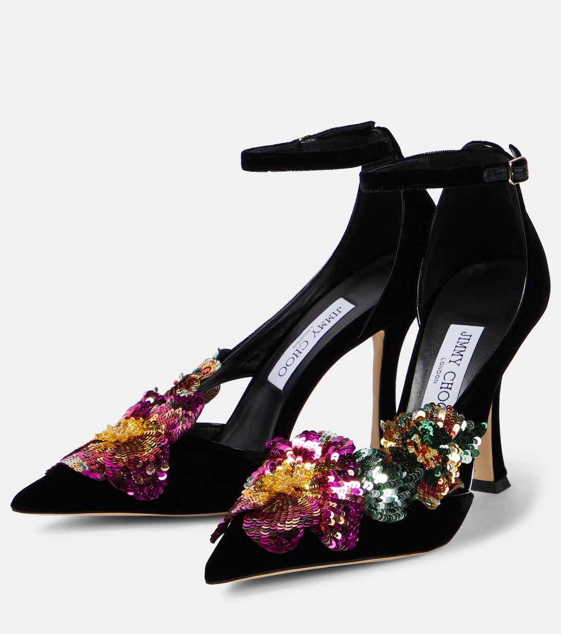 Verzierte Pumps Azara 100 aus Samt | Jimmy Choo