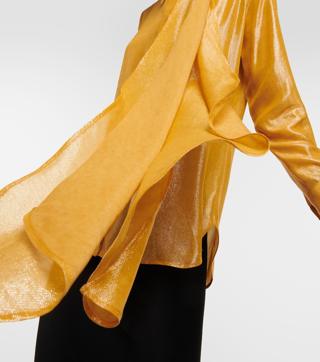 Bluse aus Lamé | Victoria Beckham