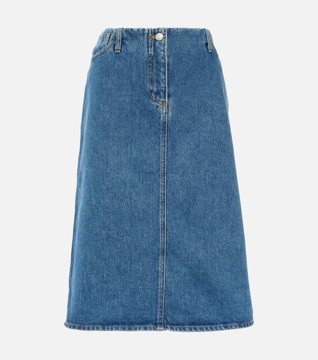 Falda midi de denim | Magda Butrym