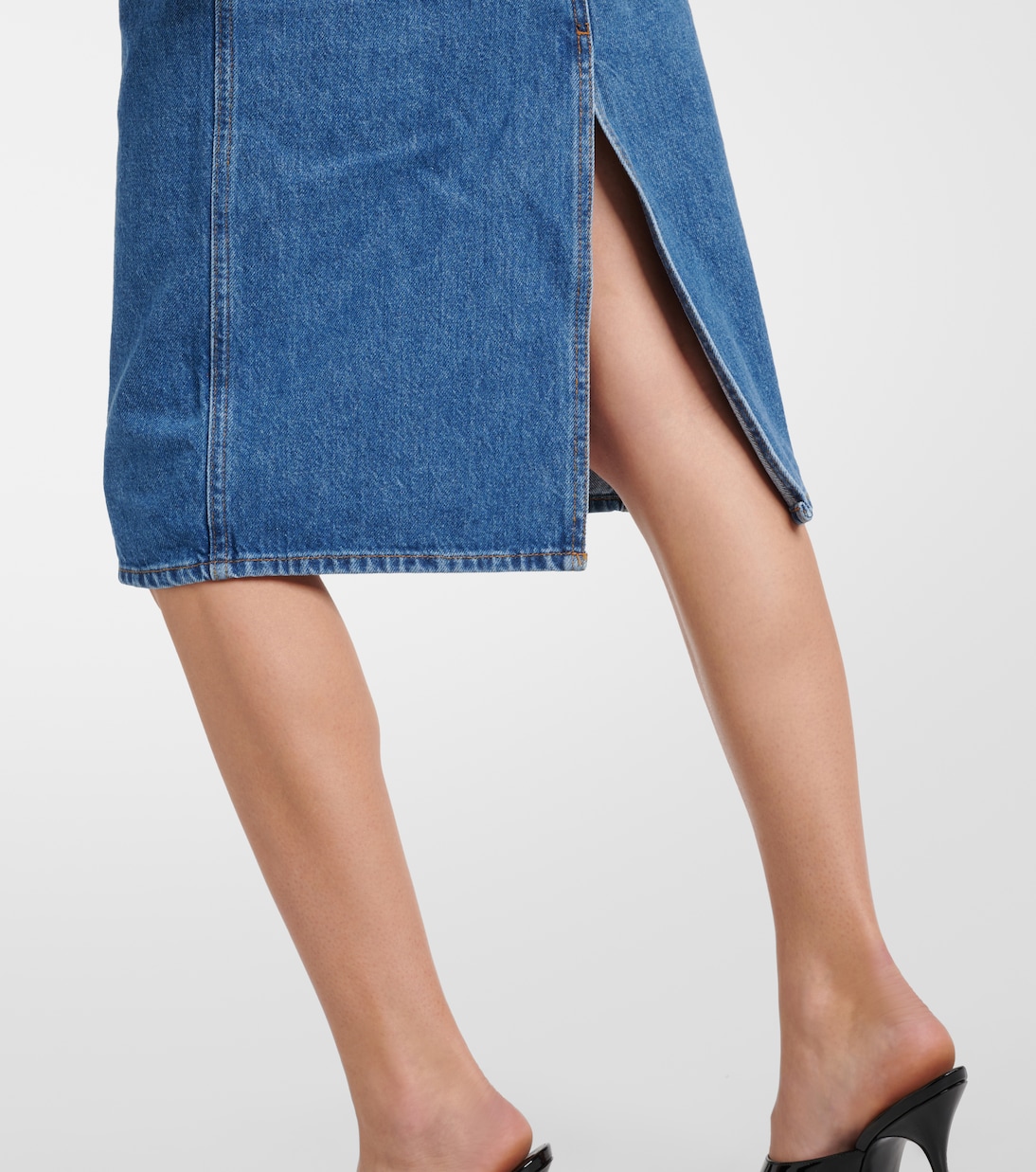 Falda midi de denim | Magda Butrym