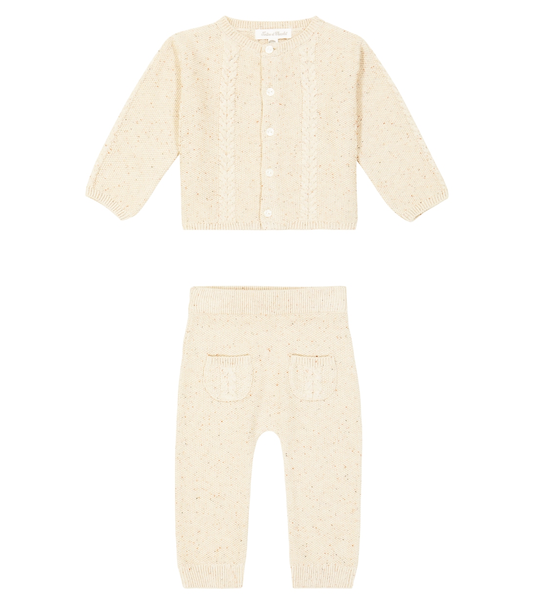Bébé – Set cardigan et pantalon en coton | Tartine et Chocolat