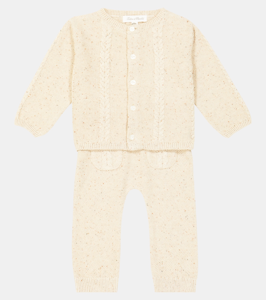 Bébé – Set cardigan et pantalon en coton | Tartine et Chocolat