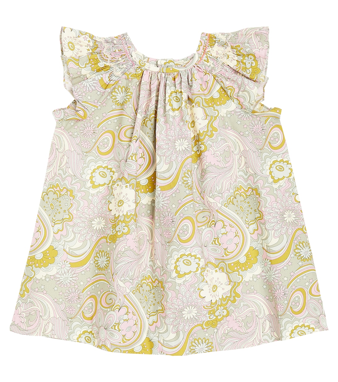 Baby - Abito Carmella in cotone con stampa floreale | Bonpoint