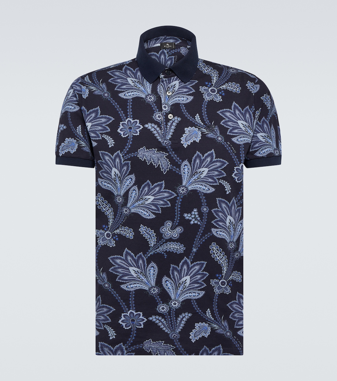 Polo de piqué de algodón estampado | Etro