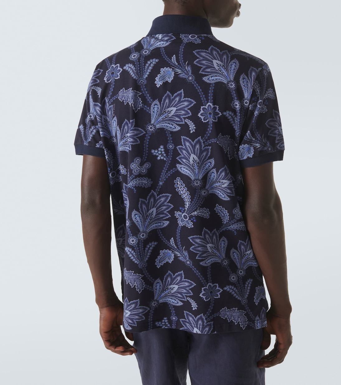 Polo de piqué de algodón estampado | Etro