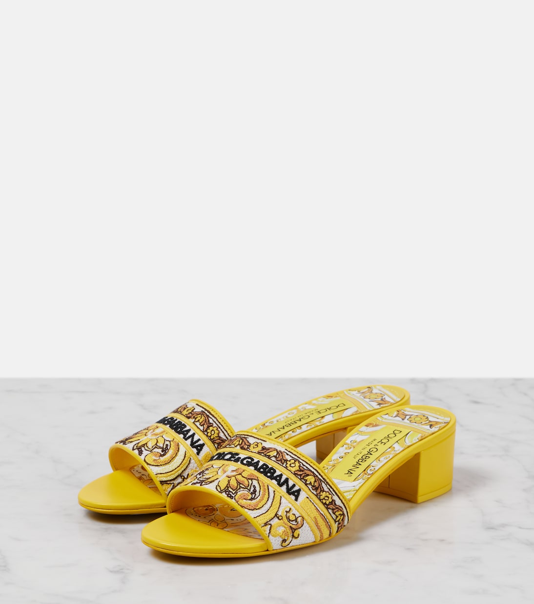 Majolica embroidered mules | Dolce&Gabbana