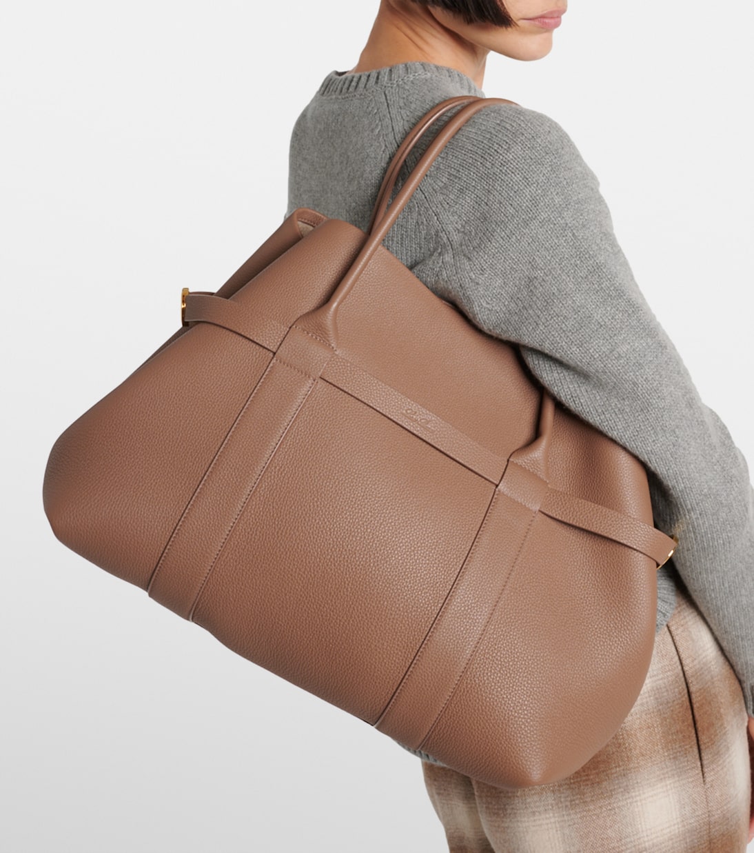 Shopper Ghiera Large aus Leder | Loro Piana