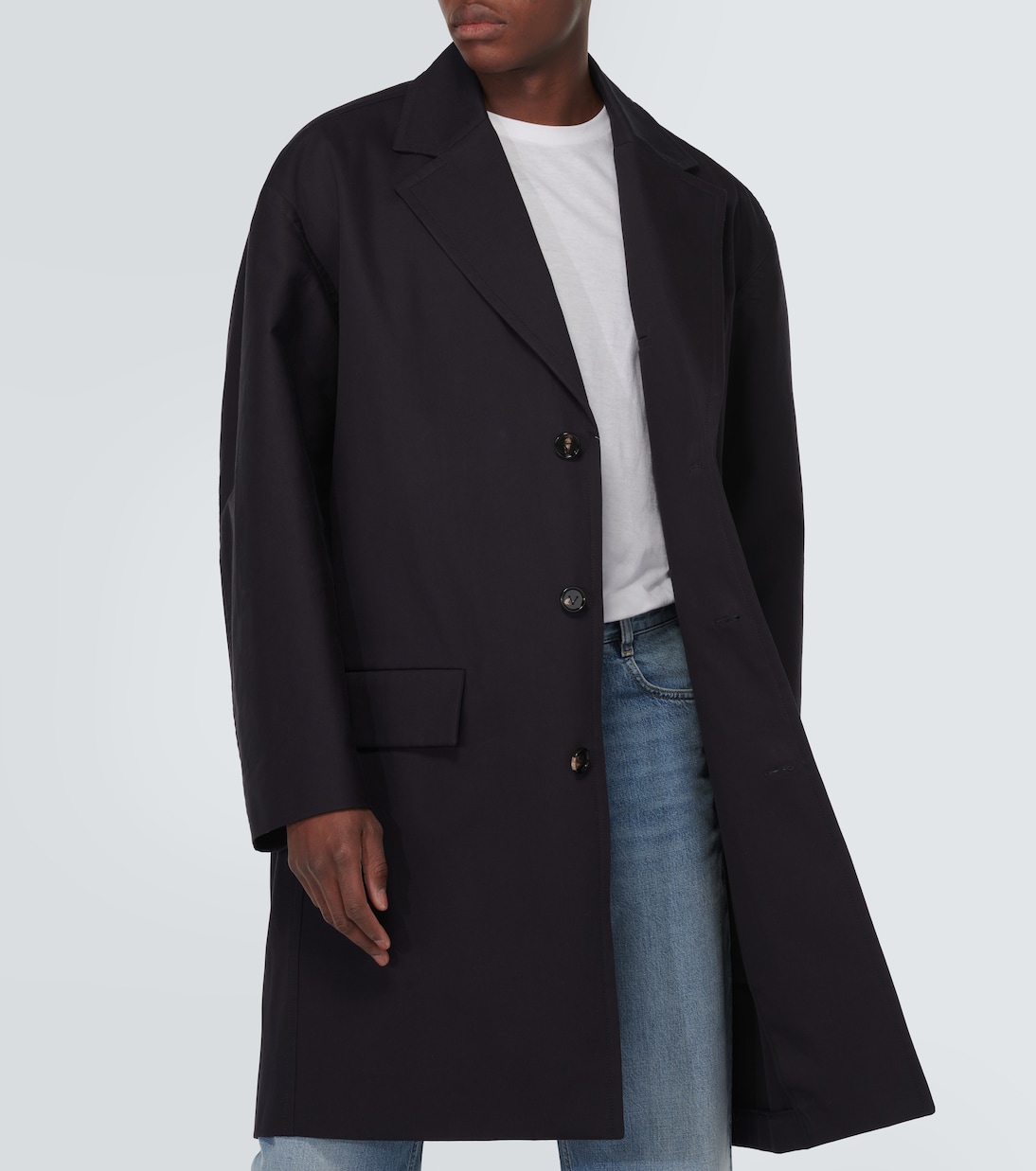 Abrigo de sarga de algodón | Bottega Veneta