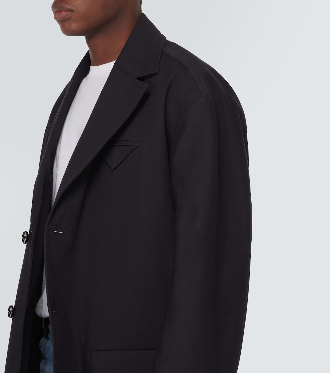 Abrigo de sarga de algodón | Bottega Veneta