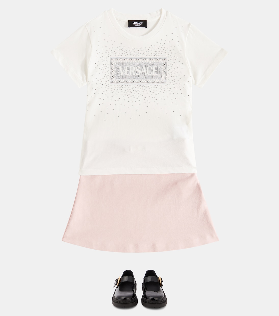 Ballerines Mary-Jane La Medusa en cuir verni | Versace Kids